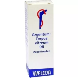 ARGENTUM CORPUS vitreum d 6 silmätipat, 10 ml