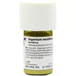 ARGENTUM METALLICUM Praeparatum d 20 tritointi, 20 g
