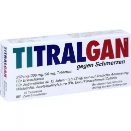 TITRALGAN kipua varten tabletit, 10 kpl