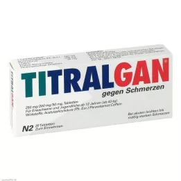 TITRALGAN Kipulääketabletit, 20 kpl