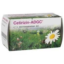 CETIRIZIN ADGC Film -päällystetyt tabletit, 100 kpl