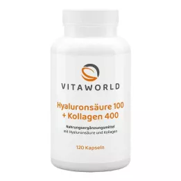 HYALURONSÄURE 100+kollageeni 400 kapselia, 120 kpl