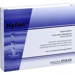 HYLAN 0,65 ml silmätippaa, 10 kpl