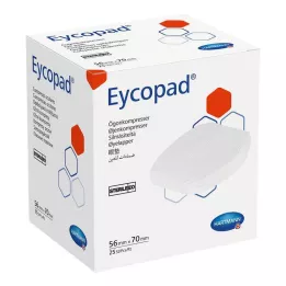 EYCOPAD Silmäpakkaukset 56x70 mm steriilit, 25 kpl