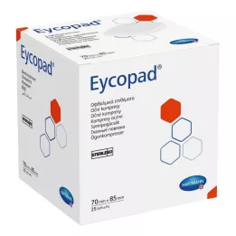 EYCOPAD Silmäpakkaukset 70x85 mm steriilit, 25 kpl
