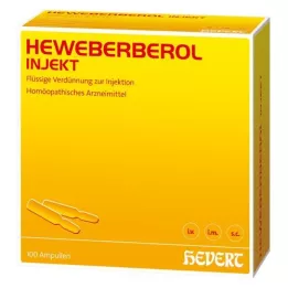 HEWEBERBEROL Injektoi Ampules, 100 kpl