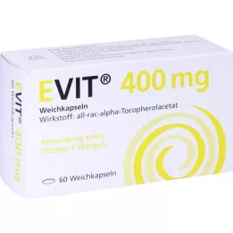EVIT 400 pehmeää kapselia, 60 kpl