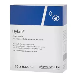 HYLAN 0,65 ml silmätipat, 30 kpl
