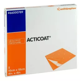 ACTICOAT 10x10 cm antimikrobinen haavasidos, 5 kpl