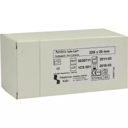 AMBIX Kassakaappi Portpunkt.Kan.22 Gx25 mm suora, 10 kpl