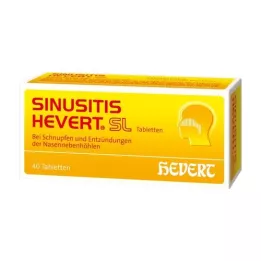 SINUSITIS HEVERT SL tabletit, 40 kpl