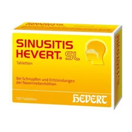 SINUSITIS HEVERT SL -tabletit, 100 kpl