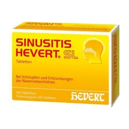 SINUSITIS HEVERT SL tabletit, 300 kpl