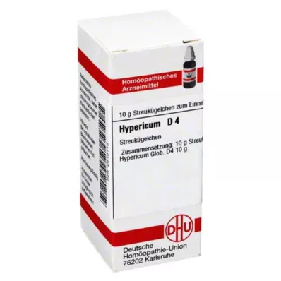 HYPERICUM D 4 Globuli, 10 g HYPERICUM D 4 Globuli, 10 g