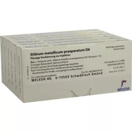 STIBIUM METALLICUM PRAEPARATUM D 6 Ampules, 48x1 ml