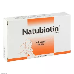 NATUBIOTIN Tabletit, 50 kpl