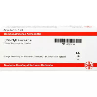 Hydrocotyyle ASIATICA D 4, 10x1 ml