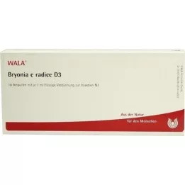 BRYONIA E RADICE D 3 AMPOULES, 10x1 ml