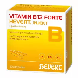 VITAMIN B12 HEVERT forte Injekt-ampullit, 20X2 ml
