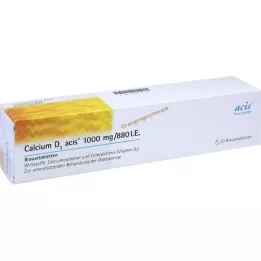 CALCIUM D3 ACIS 1000 mg/880, eli hyppytabletit, 20 kpl