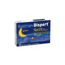 BALDRIAN DISPERT Yö nukahtaa üb.Tabletit, 25 kpl