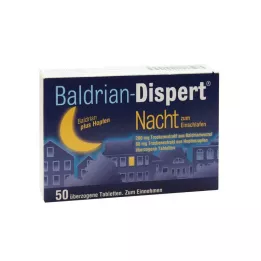 BALDRIAN DISPERT Yö nukahtaa üb.Tabletit, 50 kpl
