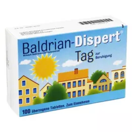 BALDRIAN DISPERT Tarrapäällysteiset tabletit, 100 kpl