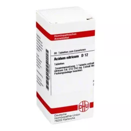 ACIDUM NITRICUM D 12 tablettia, 80 kpl