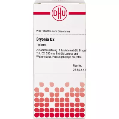 BRYONIA D 2 -tabletit, 200 kpl