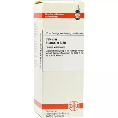 CALCIUM FLUORATUM C 30 Laimennus, 50 ml CALCIUM FLUORATUM C 30 Laimennus, 50 ml