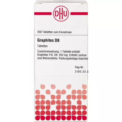 Grafiitit D 8, 200 kpl