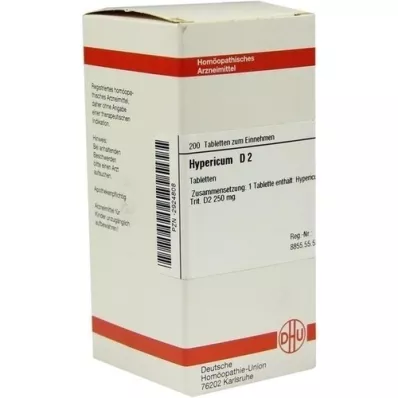 HYPERICUM D 2 -tabletit, 200 kpl