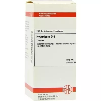 HYPERICUM D 4 tablettit, 200 kpl