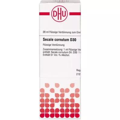 SECALE CORNUTUM D 30 Laimennus, 20 ml