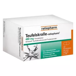 TEUFELSKRALLE-RATIOPHARM Kalvopäällysteiset tabletit, 200 kpl