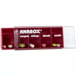 ANABOX Daily Box Red, 1 kpl