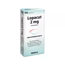 LOPACUT 2 mg kalvopäällysteiset tabletit, 10 kpl