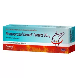 PANTOPRAZOL Dexcel Protect 20 mg enterotabletit, 14 kpl