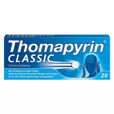 THOMAPYRIN CLASSIC Kipulääkkeet, 20 kpl THOMAPYRIN CLASSIC Kipulääkkeet, 20 kpl