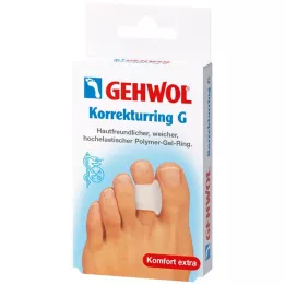 GEHWOL Polymeerigeelin korjausrengas G, 3 kpl