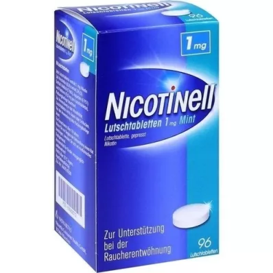 NICOTINELL imevät tabletit 1 mg minttu, 96 kpl