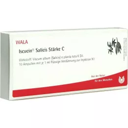 ISCUCIN salicis Vahvuus C Ampullit, 10X1 ml