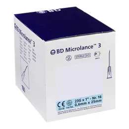 BD MICROLANCE Kanyyli 23 G 1 0,6x25 mm, 100 kpl