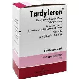 TARDYFERON hidastuvat tabletit, 100 kpl