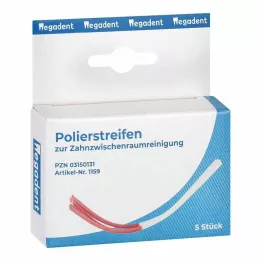 POLIERSTREIFEN hammasvälien puhdistukseen, 5 kpl
