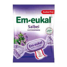 EM-EUKAL Salviakaramelli sokeriton, 75 g