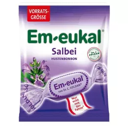 EM-EUKAL Salviakaramelli sokerilla, 150 g