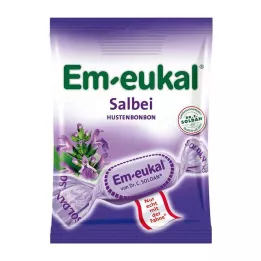 EM-EUKAL Salviakaramelli sokerilla, 75 g