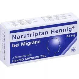 NARATRIPTAN Hennig migreenissä 2,5 mg film -drawer,kpl