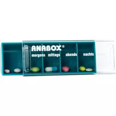 ANABOX Turkoosi päivittäinen laatikko, 1 kpl